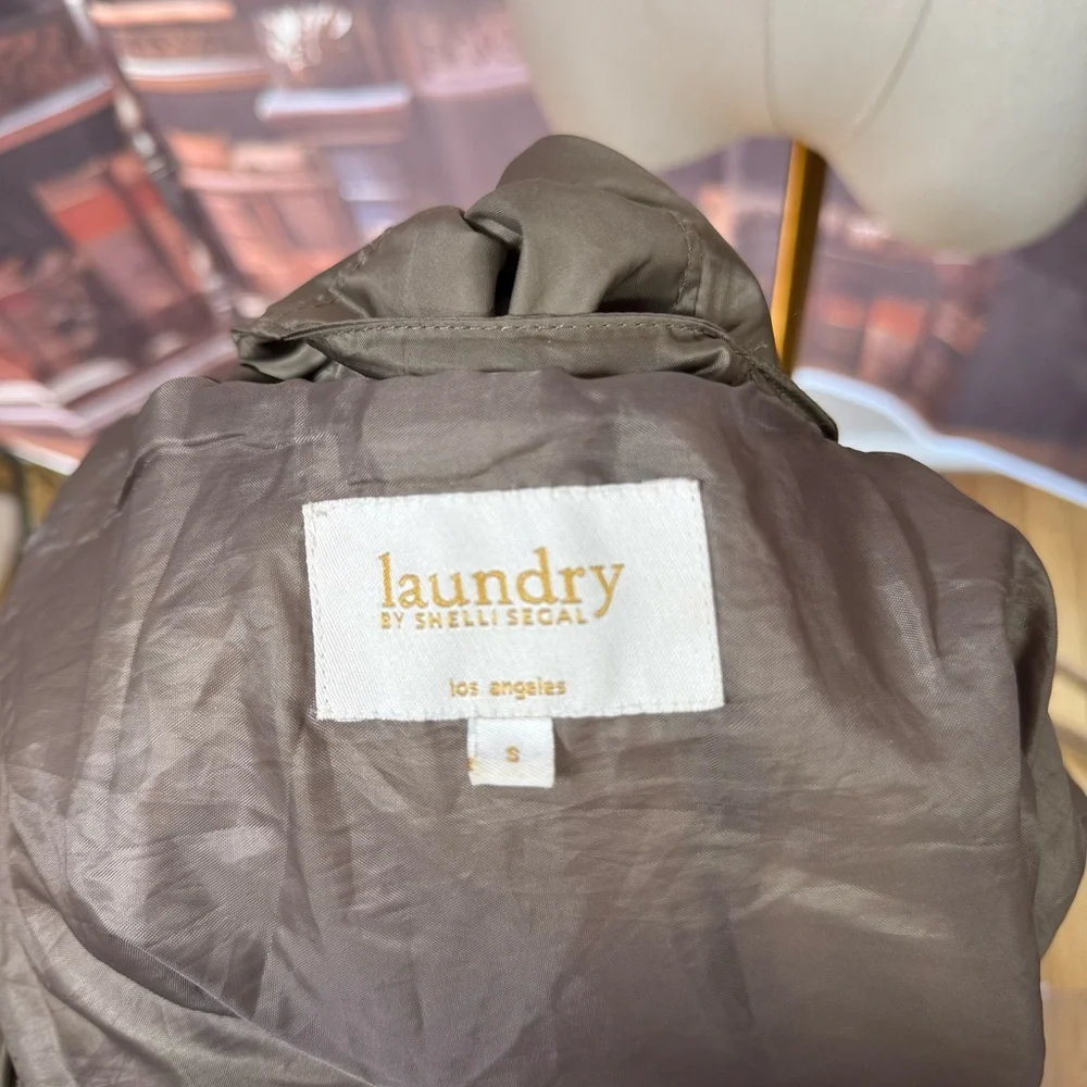 Laundry By Shelli Segal Quilted Hunter Green Puffer Coat‎ - Picture 10 of 10